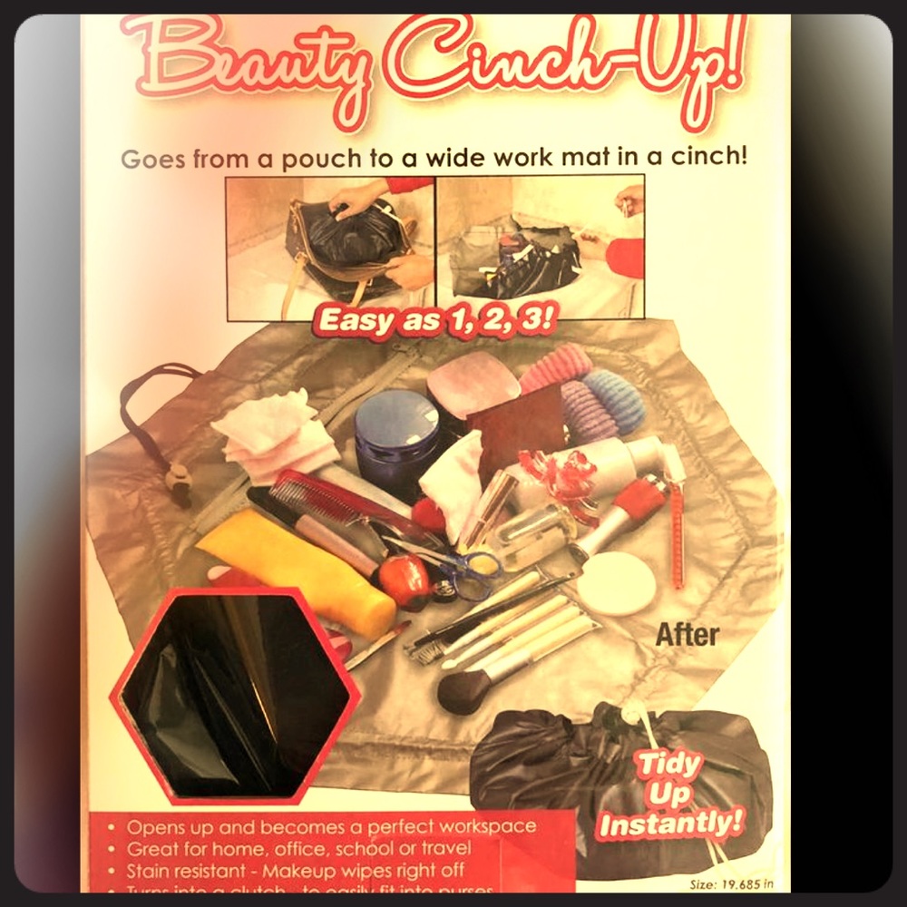 Beauty Cinch-Up Makeup Bag